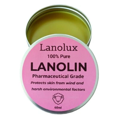 Lanolin Pure Anhydrous 60ml - 100% Natural Cream Hand And Dry body Skin balm - Image 1 of 4