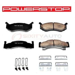PowerStop Front Disc Brake Pad & Hardware Kit for 1986-1989 Dodge W100 - di
