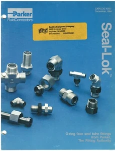 CATALOGO PARKER SEAL-LOK 4350 1987 RACCORDI PER TUBI FLUIDI IDRAULICI - Foto 1 di 2