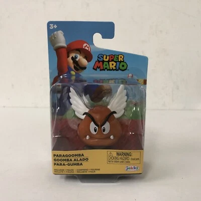 NUEVA Minifigura Jakks Pacific World of Nintendo Super Mario 2.5" PARAGOOMBA Foto 1 de 2