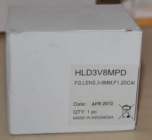 Honeywell Video HLD3V8MPD 3-8mm F1.2, 3MP Auto Iris Aspherical Varifocal IR Corr - Picture 1 of 4