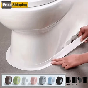 1Pc Caulk Tape Waterproof Self Adhesive for Bathroom Caulking Tape Shower Caulk - Picture 1 of 22