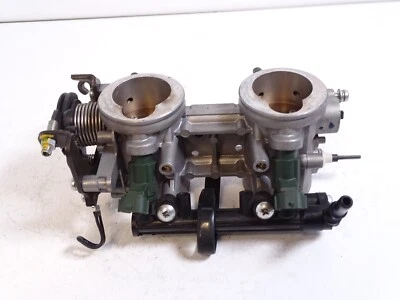 06-08 2008 Kawasaki Ninja 650R EX650 carrocerías del acelerador inyectores riel 16163-0084 Foto 1 de 4