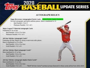 2020 Topps Update Decades Best