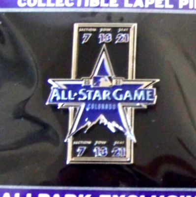 2021 AS All-Star Game pin ticket style Coors Field hosted by Colorado Rockies - Image 1 of 4