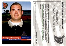 Rodger Fleming 2003 Grandstand El Paso Diablos #NNO Card *AutographDen*
