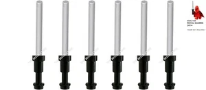 6 X OFFICIAL LEGO - STAR WARS ROYAL GUARD LIGHTSABERS - TELESCOPED HILT - NEW - Picture 1 of 1