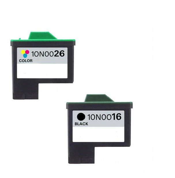 LEXMARK 16 BLACK INK + 26 COLOUR FOR X1180 X1185 X1190 - Image 1 of 1