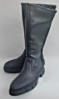Nuevas botas largas Rieker negras en caja para dama M3891-00. Talla 7,5/41 Foto 1 de 4