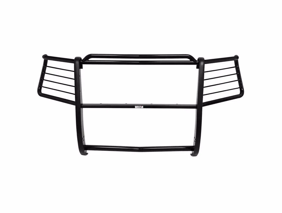 Westin Sportsman Black Grille Guard & Forward Collision Warning Double Hood Bar Foto 1 de 4