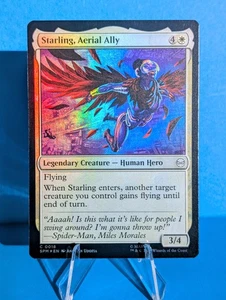 MTG: Marvel's Spider-Man: (0018) Starling, Aerial Ally (C) - Foil SP - Picture 1 of 2