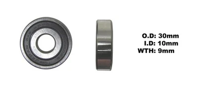 Cojinete de rueda delantero R/H para Kawasaki KE 100 A10 1981 Foto 1 de 4