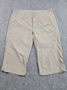 North Face Tekware Hose Damen 4 beige cropped Caprihosen Outdoor Wandern Nylon - Bild 1 von 21