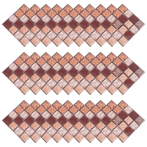 30 Pcs Adesivo Da Parete Carta Parati Bagno Adesivi Artigianato - Imagen 1 de 12