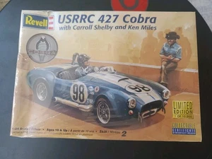 Kit Modelo Plástico Cobra Revell 1/24 USRRC 427 ¡Con Shelby y Millas! Precintado RARO - Imagen 1 de 7
