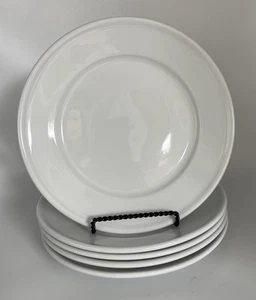 Williams Sonoma Pantry Essentials Salad Plate 8.75" White Set Of 5 - Picture 1 of 17