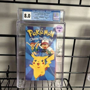 Pokemon VHS Episode 1: I Choose You CGC 8.0 Brandneu Factory Sealed IGS - Bild 1 von 4