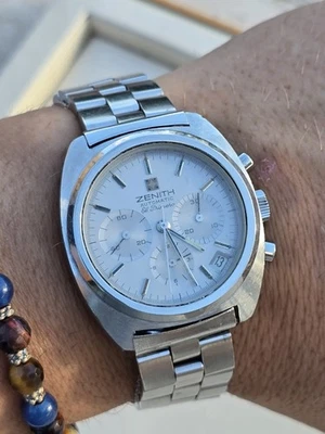 vintage chronograph watch Zenith El Primiero 01 0210 415 Foto 1 de 4