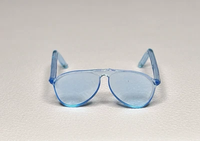 Vintage *Barbie* For Ken: Blue Translucent Sunglasses 90's (Flaws) - Image 1 of 4