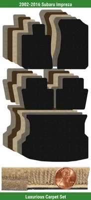 Juego de alfombrillas Lloyd Custom Luxe para Subaru Impreza 2002-2016 (5 piezas) #1277 Foto 1 de 4