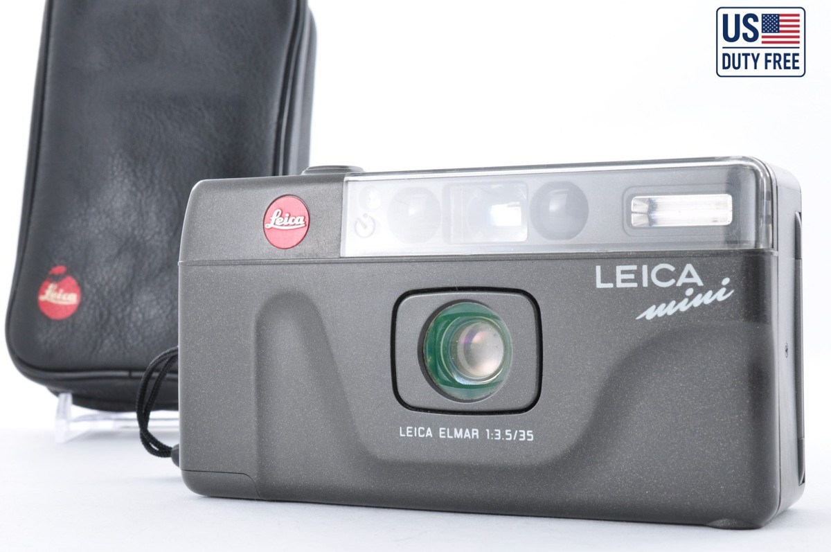 【美品 ケース付き】 ライカ Leica mini ELMAR 3.5/35 LEICA Mini Elmar 1:3.5/35 Film Camera with Leather Case Untested