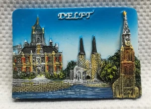 Vintage Delft The Netherlands 3D Fridge Magnet - Picture 1 of 2