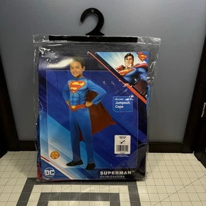 Superman Kinderkostüm Medium Größe 7-8 Overall & Cape DC Comics Rubies 2022 NEU - Bild 1 von 11