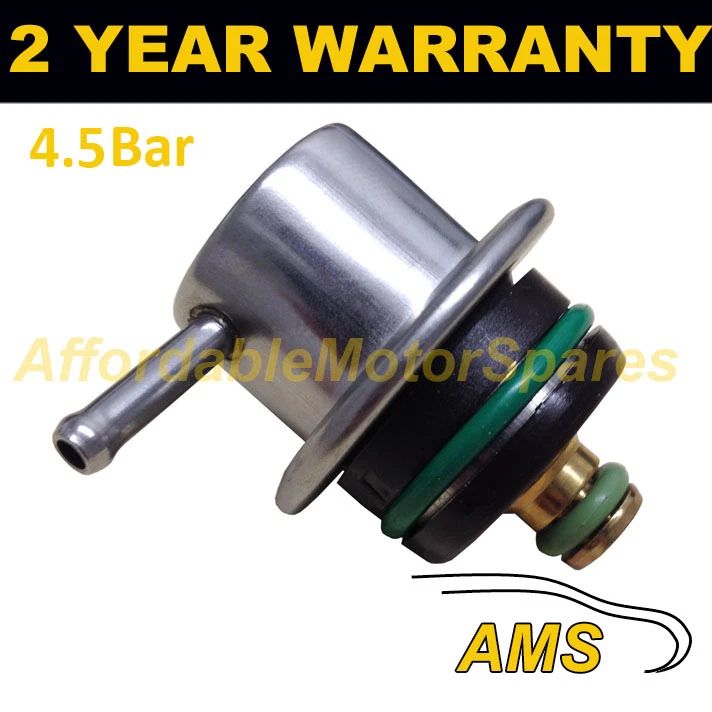 4.5 BAR UNIVERSAL FUEL PRESSURE REGULATOR REPLACEMENT UPGRADE CAR MOTORBIKE - Image 1 of 1