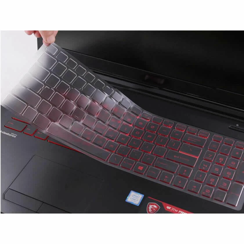 TPU клавиатуры протектор подходит MSI GS70 GS60 GT72 GE62 GE72 PE60 PE70 GT62 GL62 GP62 - Изображение 1 из 4