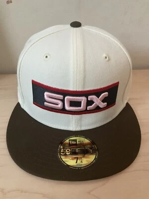 CHICAGO WHITE SOX CHROME 75TH PATCH PINK UV ECAPCITY FITTED 7 1/4 **FAST SHIP** - Image 1 of 2