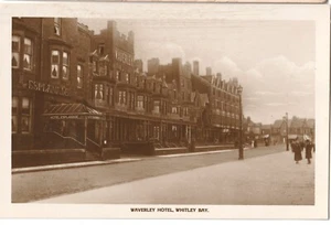 Northumberland: Whitley Bay Promenade. Waverley & Esplanade Hotels. 20er Jahre? RP PC - Bild 1 von 4