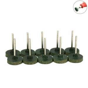 20mm 25mm Rubber Polishing Burr Wheel Mounted Point 3mm Shank for Dremel Rotray - Picture 1 of 6