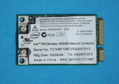 Original HP 940 945 960 965 Laptop Wireless Network Card 3945ABG Mini PCI-E - Image 1 of 2