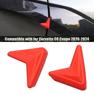Self-Adhesive Auto Front Door Edge Guards Corner for Chevrolet Corvette C8 20-24 - Picture 1 of 9
