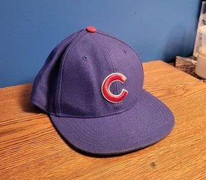 Chicago Cubs Hat Youth Cap Snap Back Blue MLB Baseball Vintage - Picture 1 of 5
