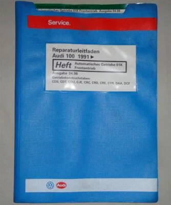 Manual de Taller Audi A6 C4 Transmisión Automática 01K Tracción Delantera Desde - Imagen 1 de 2