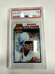 1979 Bob Griese #440 Topps PSA 7 Miami Dolphins - Picture 1 of 2