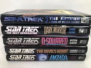 Star Trek Menge 5 Hardcover Bücher Shatner David Duane Carter 1990er Sehr guter Zustand - Bild 1 von 8