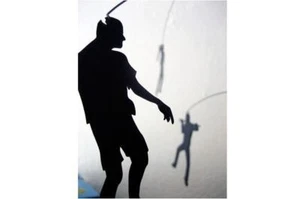 Braaaains Zombie Mobile Braaaains Brains Zombie Modern Halloween Hanging Mobile - Picture 1 of 3