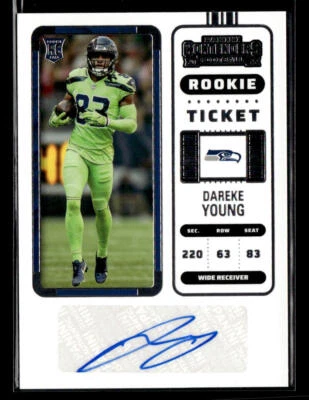 2022 Panini Contenders #255 Dareke Young RC AUTO - Image 1 of 2