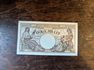 Romania 2000 lei 1941 64 PMG UNC banknote - Picture 1 of 9