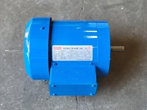 AMEG 1 hp, 230/460 volts, 3400 rpm, 56C Electric Motor YSN5622M - Picture 1 of 6