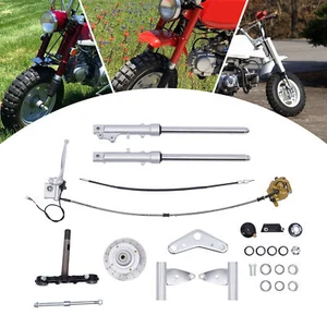 FOR HONDA Z50 MONKEY BIKE Z50 FRONT FORK SET W/ DISC BRAKE ASSEMBLY Z50 NEW - Picture 1 of 11