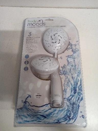 Body Moods 3 Setting Combo Showerhead Chrome Handheld #AA5 - Imagem 1 de 1