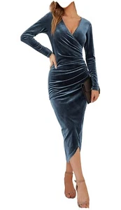 DIRASS Winter Dresses for Women 2022 Formal Elegant Party Holiday Christmas M - Picture 1 of 5