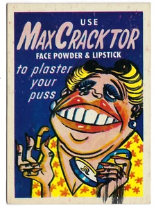 1960 Blatt Honig Anzeigen MR. FONEY'S FUNNIES Karte #33 MAX CRACKTOR ex - Bild 1 von 2