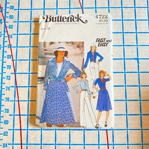 Armario para mujer sin cortar años 70 patrón Coord talla 12 Butterick 4722 - Imagen 1 de 3