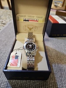 Japona Ladies Quartz Wristwatch with Stainless Steel Band NEW BATTERY! Vintage - Picture 1 of 11