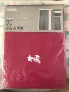 Hot Pink IKEA GOREL verstellbare Stange Tasche Vorhänge Paneele 57x98 Neu in Verpackung - Bild 1 von 7