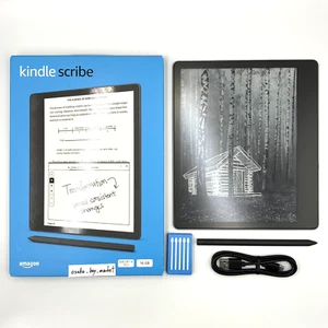 Amazon Kindle Scribe Notebook Design 10.2” inch display Notebook Wi-Fi 16GB Used - Picture 1 of 20